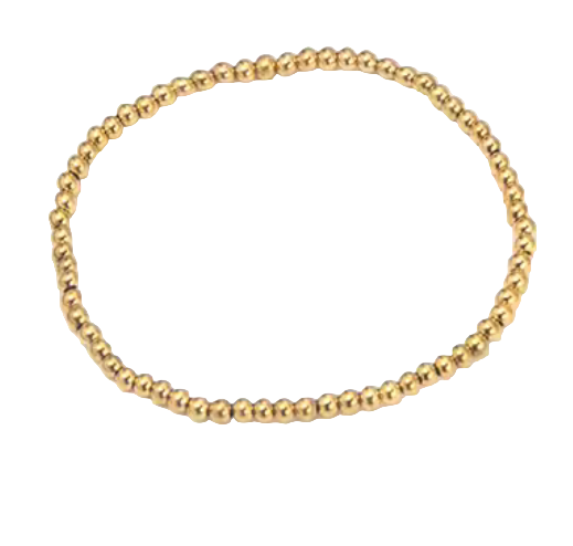 Stainless Steel 3mm Beaded Bracelet