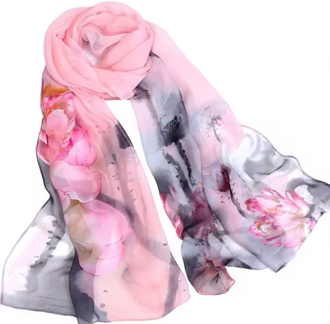 Chiffon Scarfe Pink