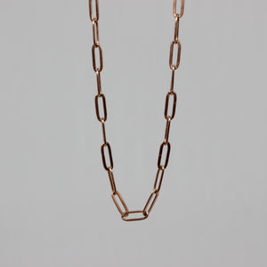 Stainless Steel Open Link Chain Rose Gold