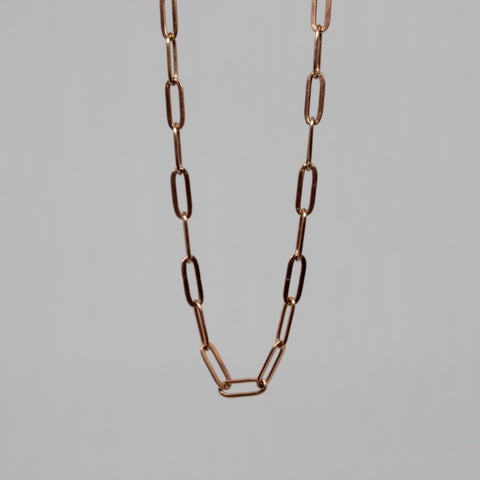 Stainless Steel Open Link Chain Rose Gold