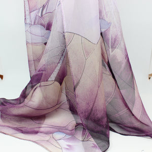 Chiffon Scarfe Purple/Lilac