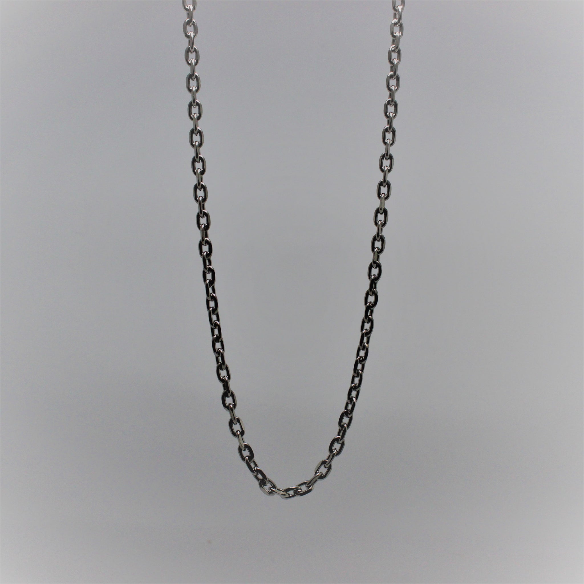 Stainless Steel Oval Link Chain Silver