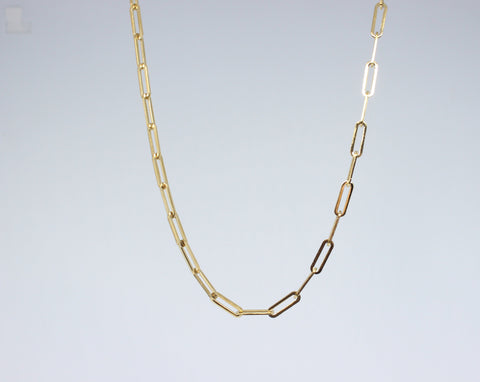 Stainless Steel Open Link Chain Gold